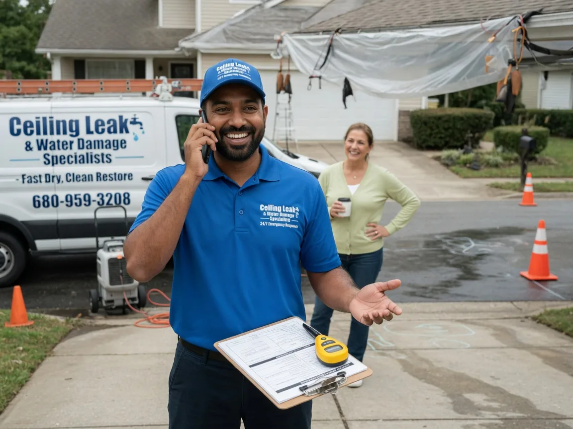 Ceiling Leak Cleanup Eldon, IA FAQs
